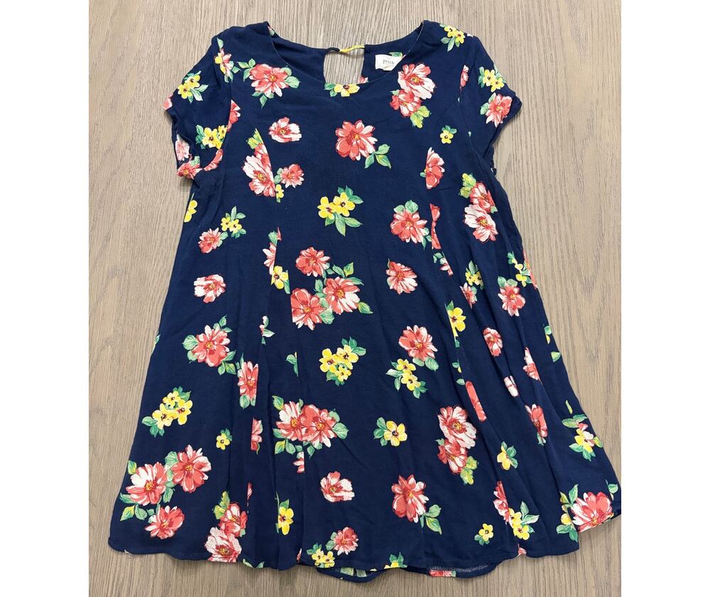 Perch by Blu Pepper Navy Floral Swing Dress Women’s 2XL